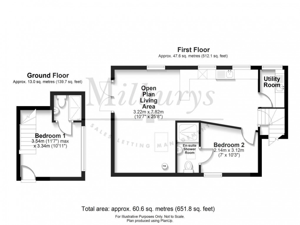 Floorplan for Itchington, South Gloucestershire, Bristol