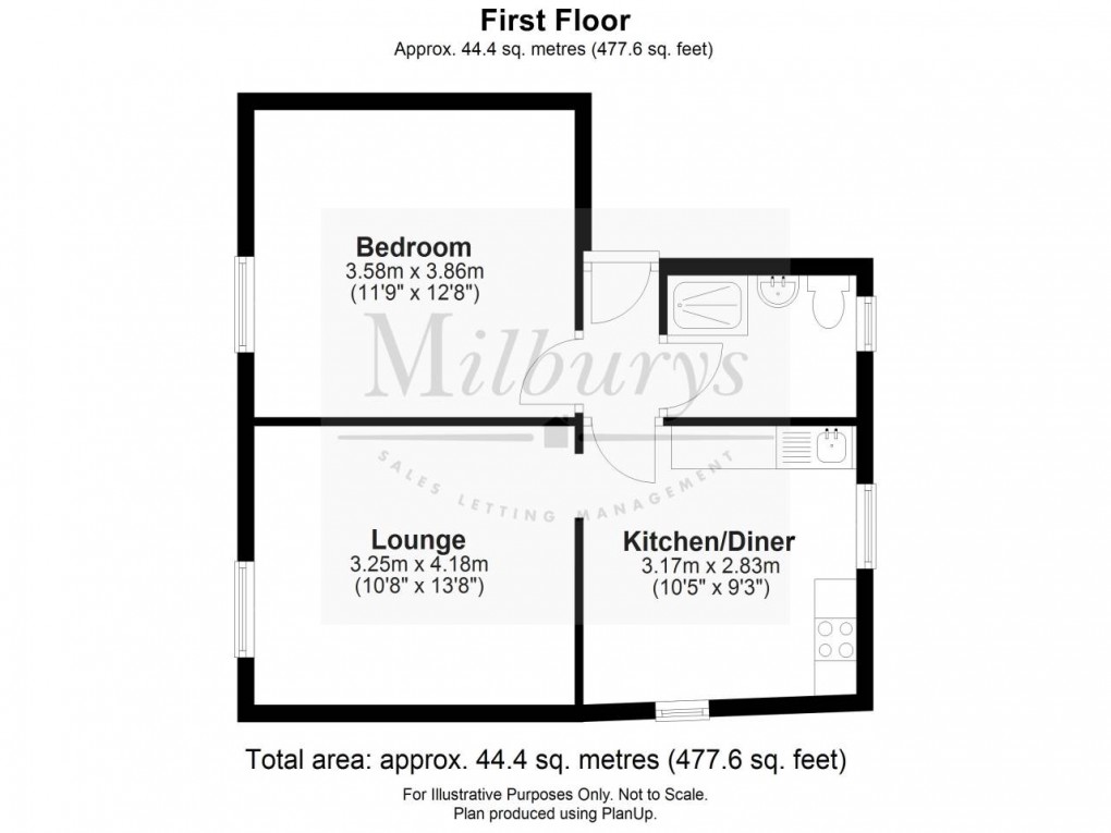 Floorplan for Dursley, Gloucestershire