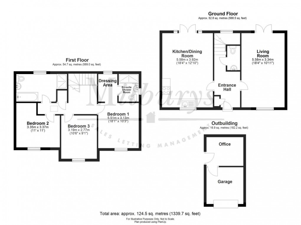 Floorplan for Thornbury, South Gloucestershire, Bristol