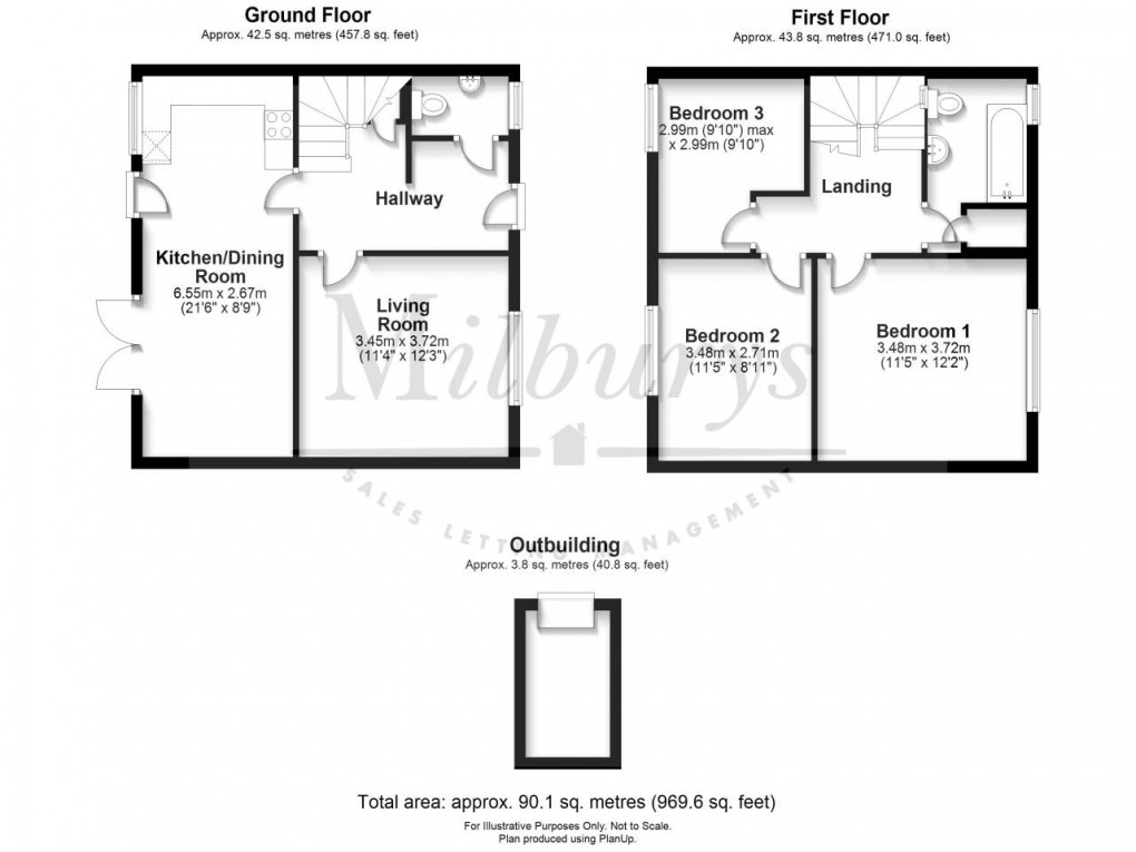 Floorplan for Thornbury, South Gloucestershire, Bristol