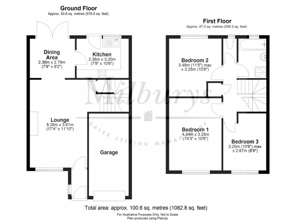 Floorplan for Yate, South Gloucestershire