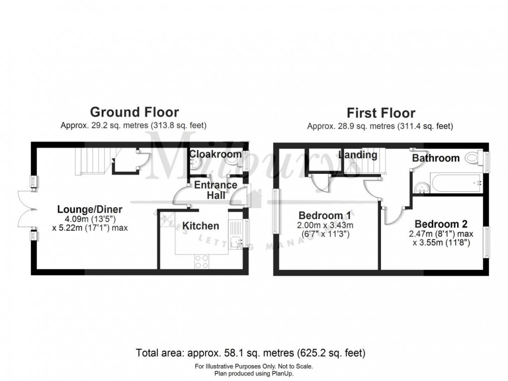 Floorplan for Thornbury, South Gloucestershire