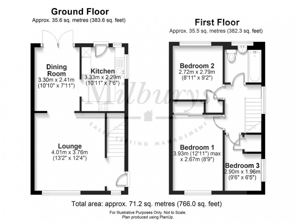 Floorplan for Yate, South Gloucestershire
