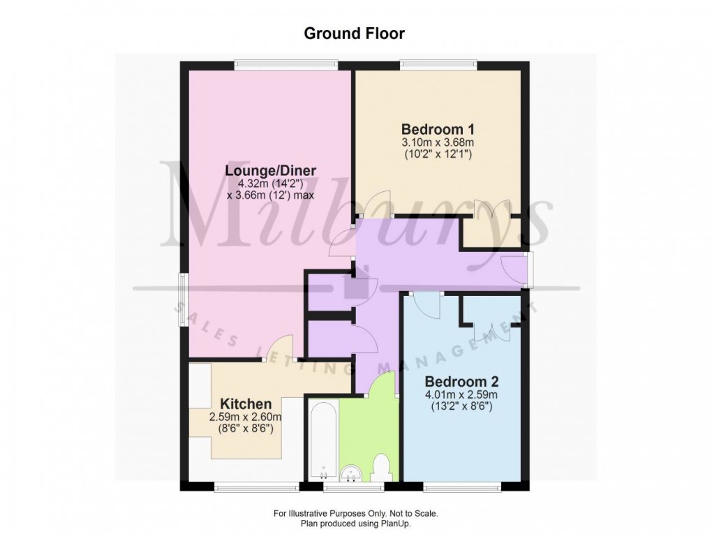 Floorplan for Yate, South Gloucestershire