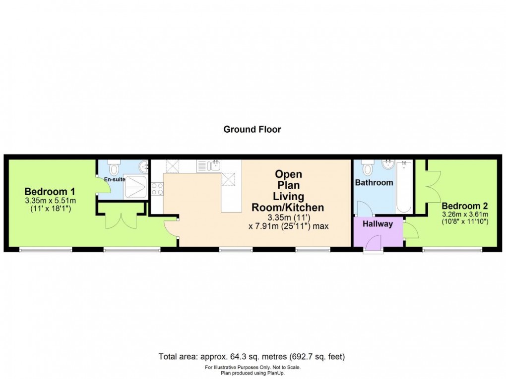 Floorplan for Northwick, South Gloucestershire