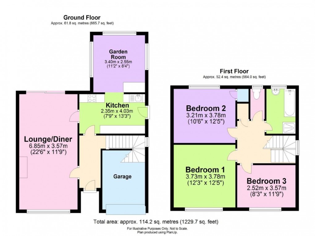 Floorplan for Wotton-under-Edge, Gloucestershire
