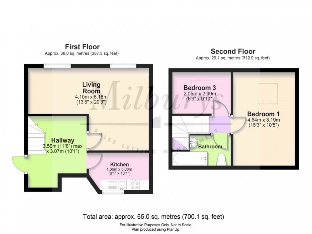 Floorplan for Wotton-under-Edge, Gloucestershire