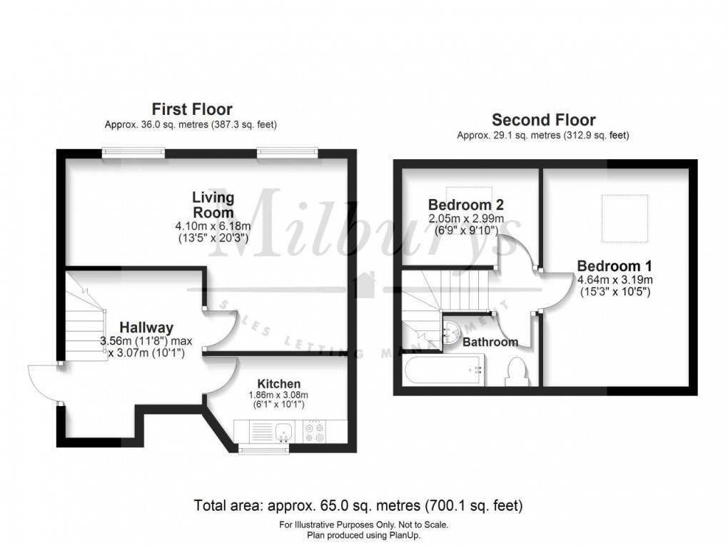 Floorplan for Wotton-under-Edge, Gloucestershire