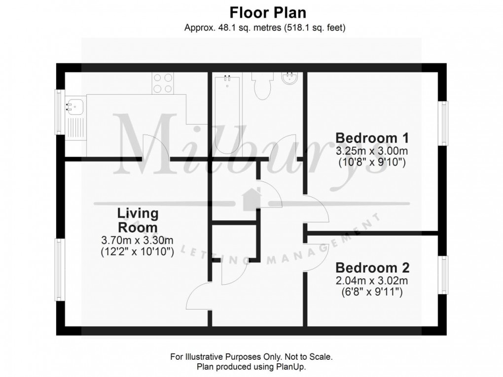 Floorplan for Thornbury, South Gloucestershire