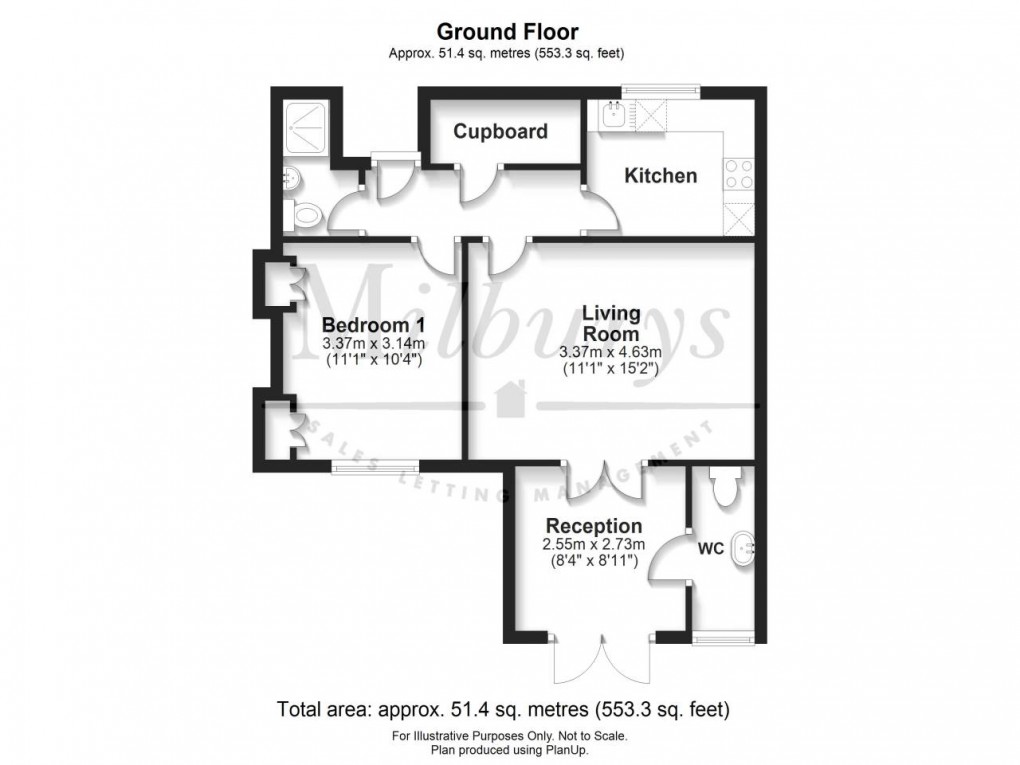 Floorplan for North Road, Thornbury, South Gloucestershire, Bristol