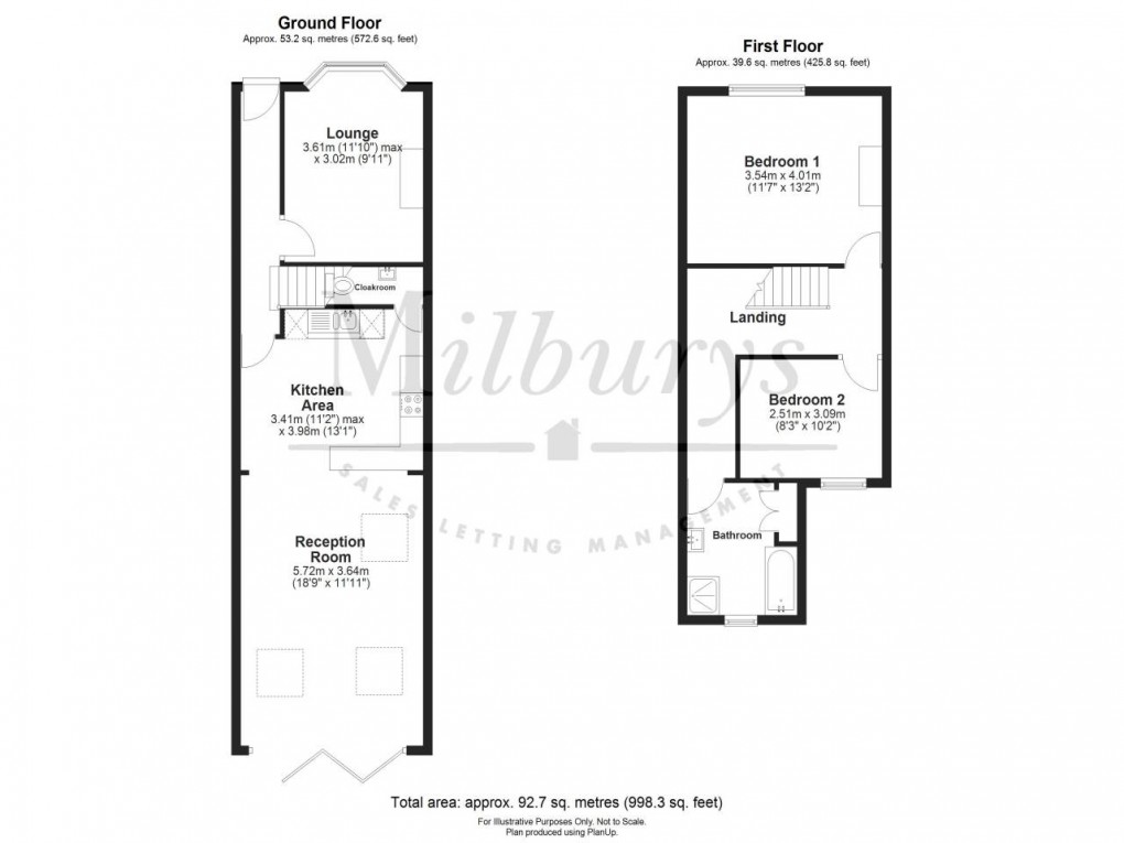 Floorplan for Bedminster, Bristol