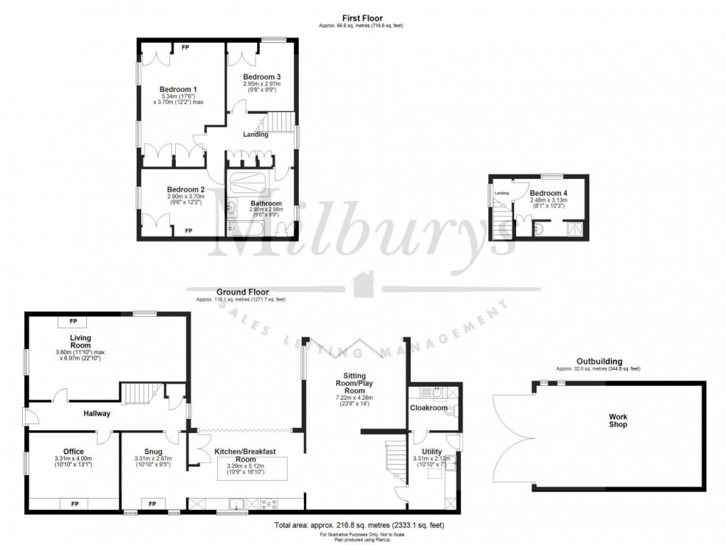Floorplan for Hackett Lane, Thornbury, South Gloucestershire