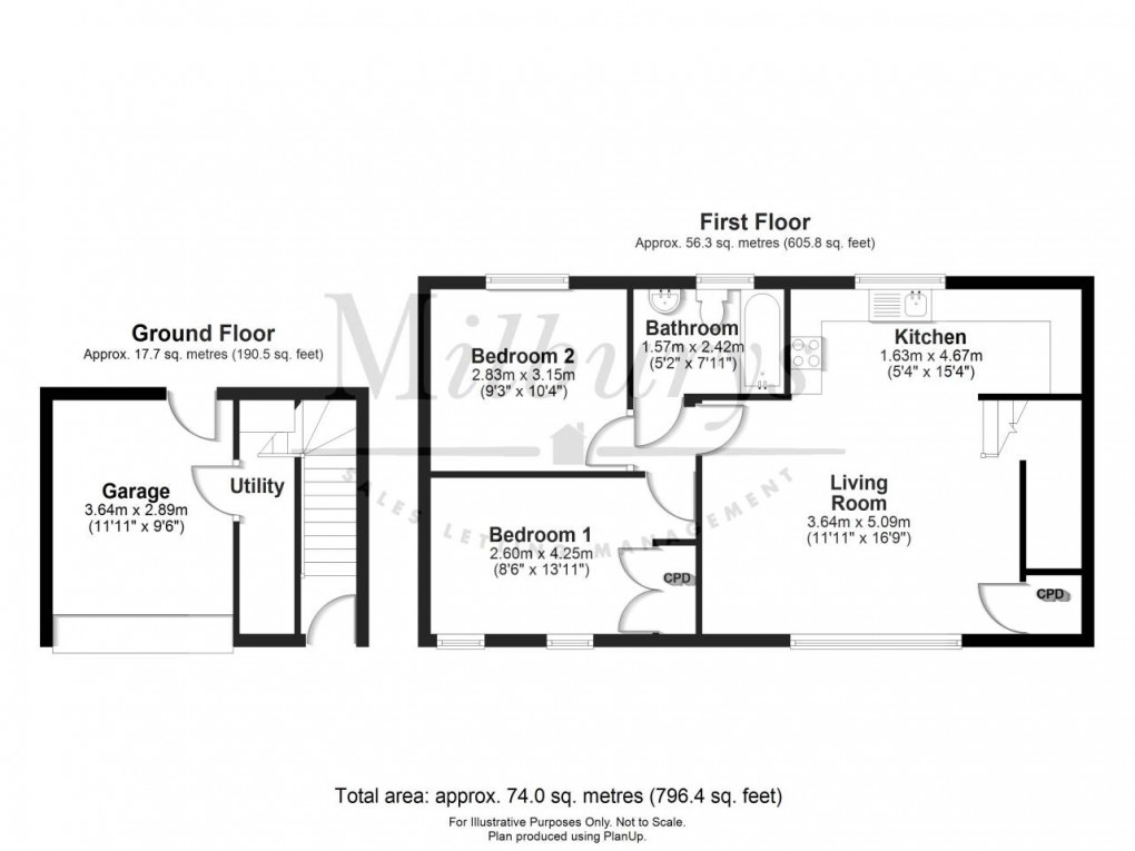 Floorplan for Charlton Hayes, Patchway, Bristol