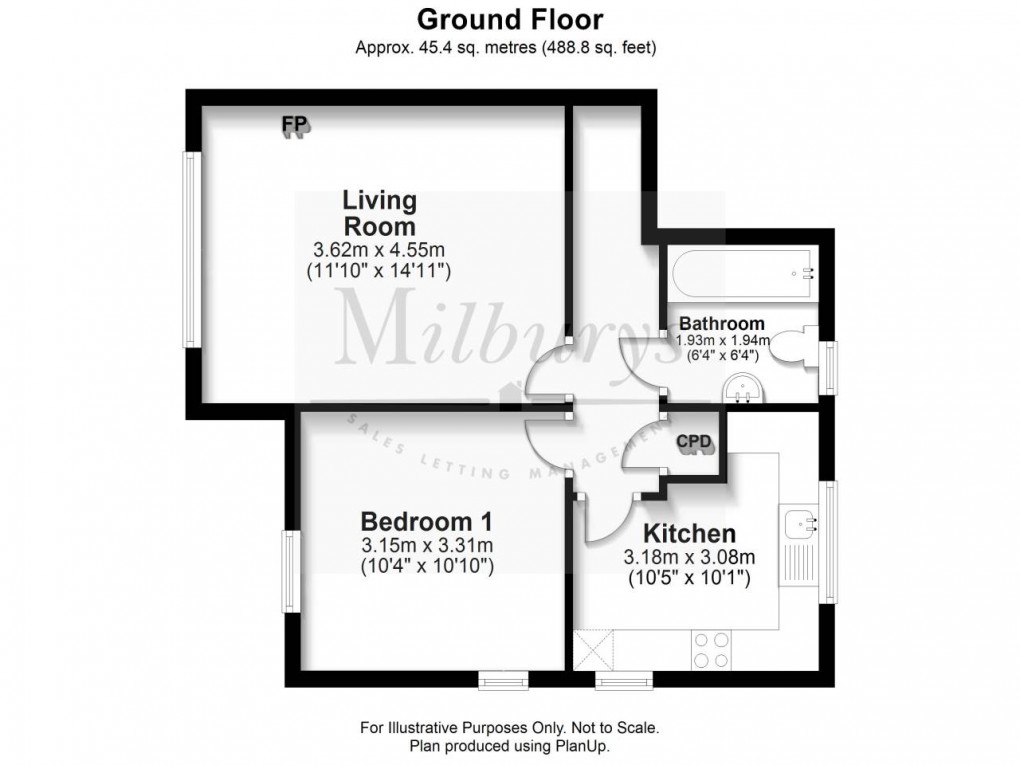 Floorplan for Bradley Stoke, South Gloucestershire