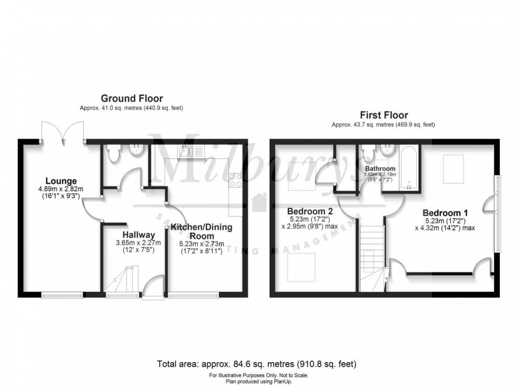 Floorplan for Frocester, Stonehouse, Gloucestershire