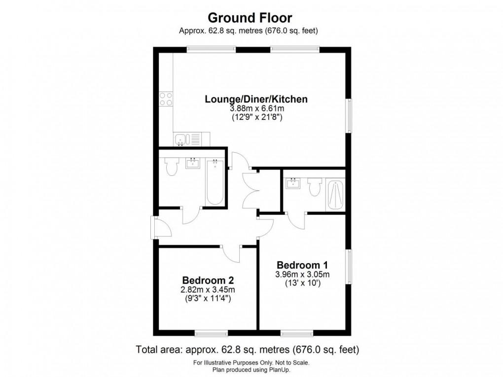 Floorplan for Wotton-under-Edge, Gloucestershire