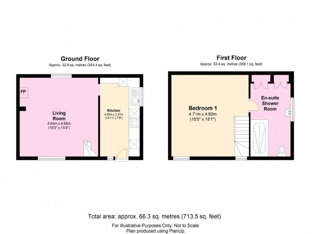 Floorplan for Milbury Heath, Nr Thornbury, South Gloucestershire