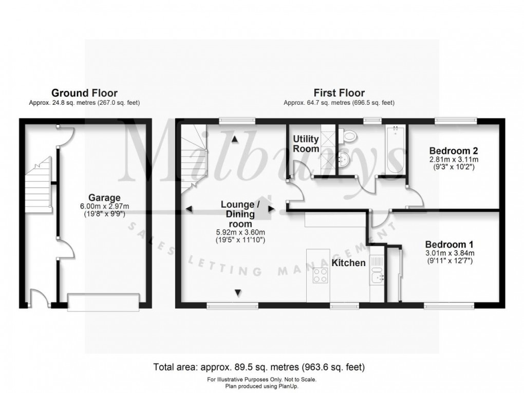 Floorplan for Thornbury, South Gloucestershire