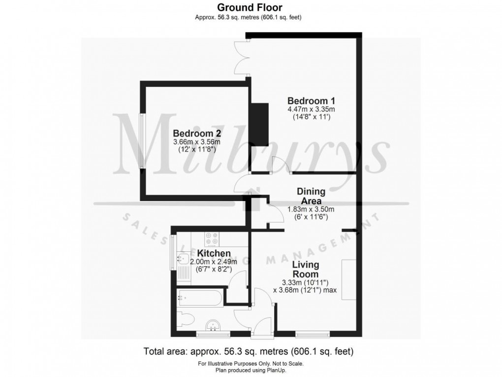 Floorplan for Church Lane, Old Sodbury, South Gloucestershire