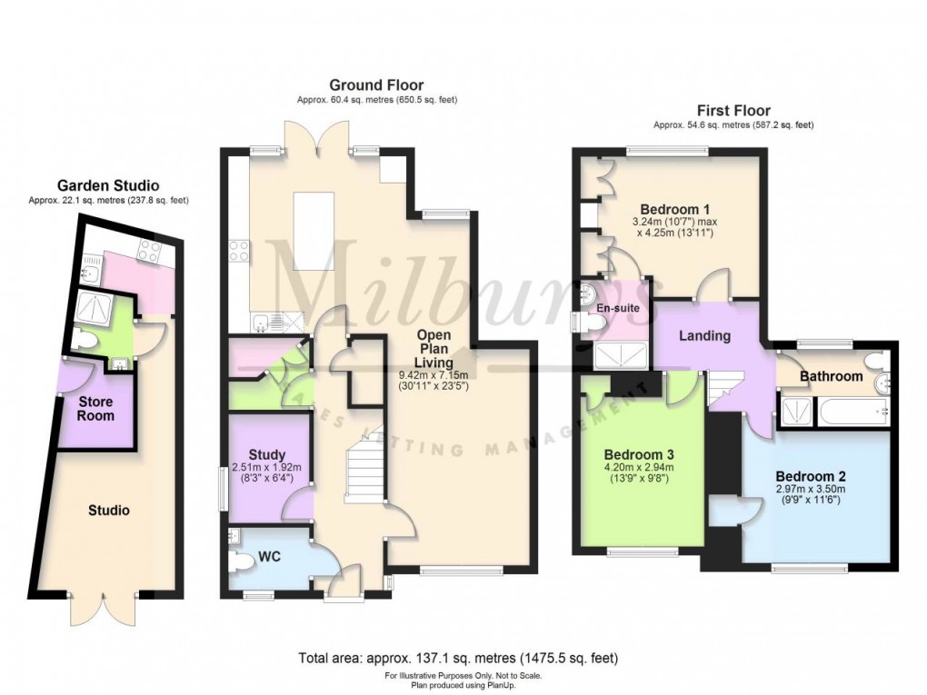 Floorplan for Kingswood, Wotton-Under-Edge, Gloucestershire