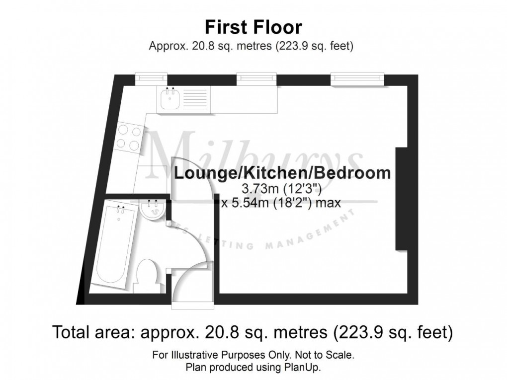 Floorplan for Long Street, Wotton-under-Edge, Gloucestershire
