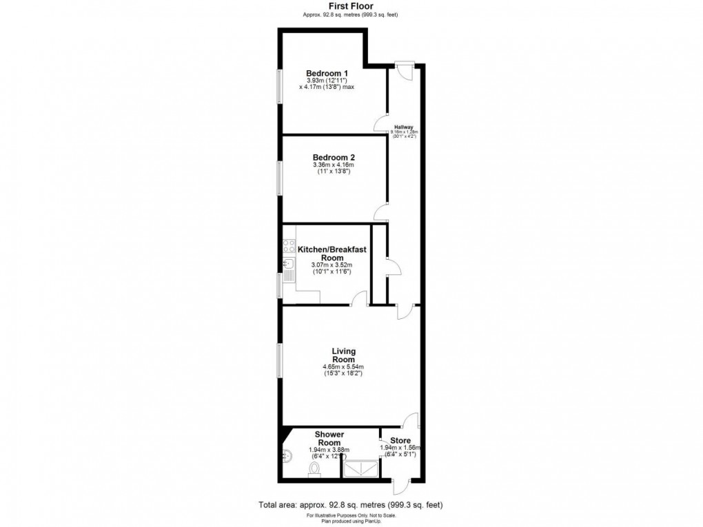 Floorplan for Thornbury, South Gloucestershire, Bristol