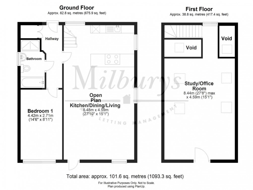 Floorplan for Clapton, Berkeley, Gloucestershire