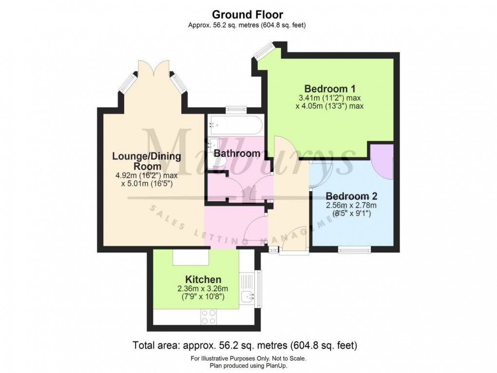 Floorplan for Bradley Street, 6 Bradley Street, Wotton-Under-Edge, Gloucestershire