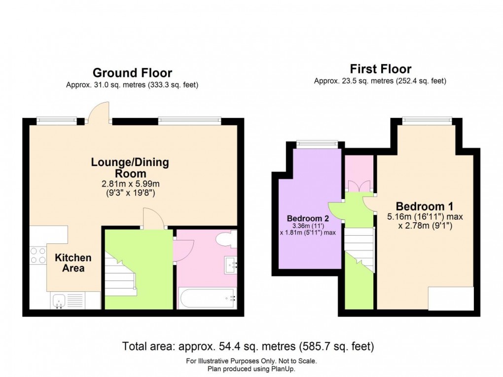Floorplan for Dursley, Gloucestershire