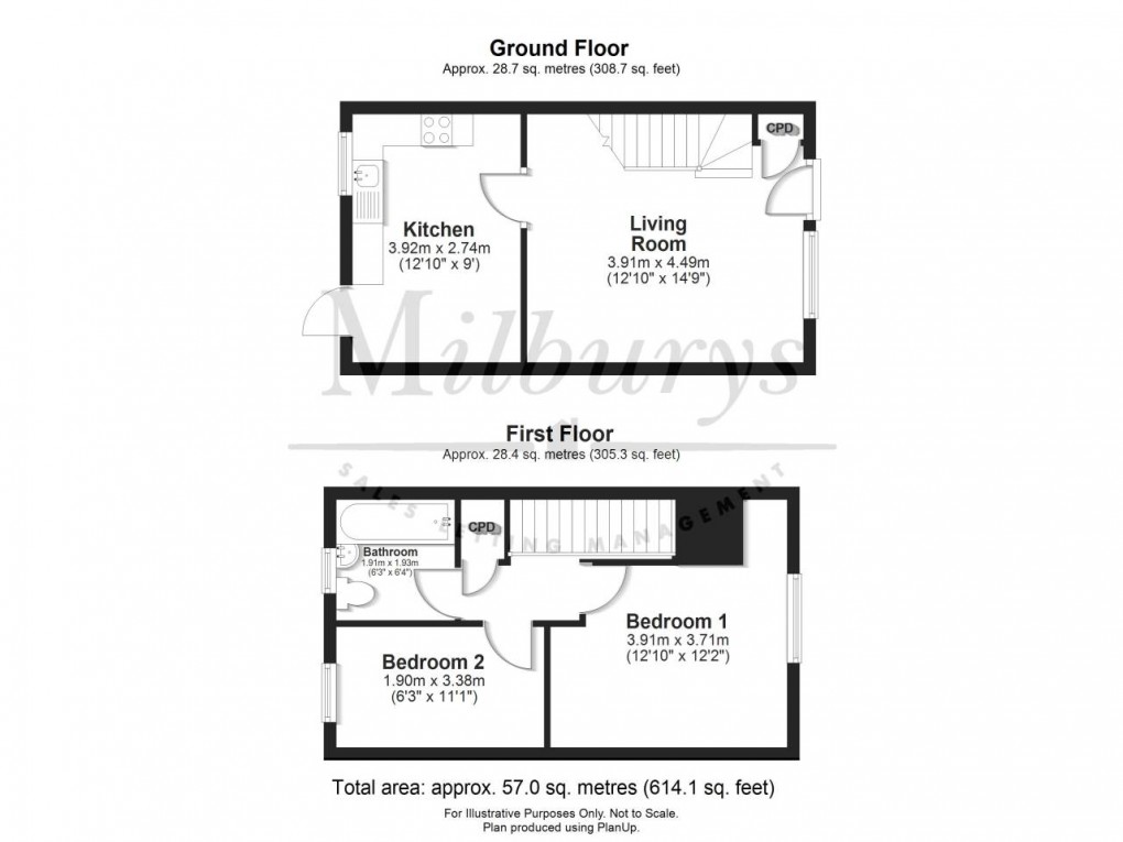 Floorplan for Bradley Stoke, South Gloucestershire