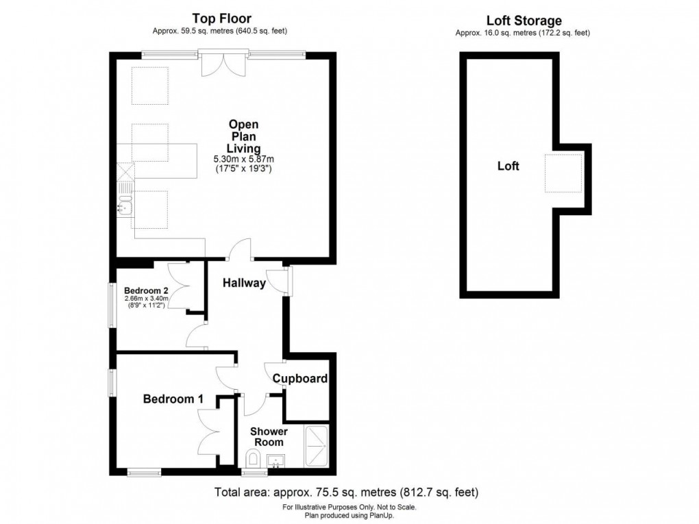 Floorplan for North Road, Thornbury, South Gloucestershire, Bristol