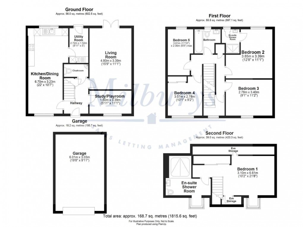 Floorplan for Thornbury, South Gloucestershire, Bristol