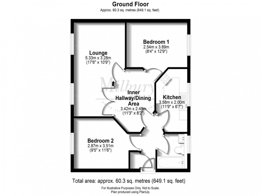 Floorplan for Yate, South Gloucestershire