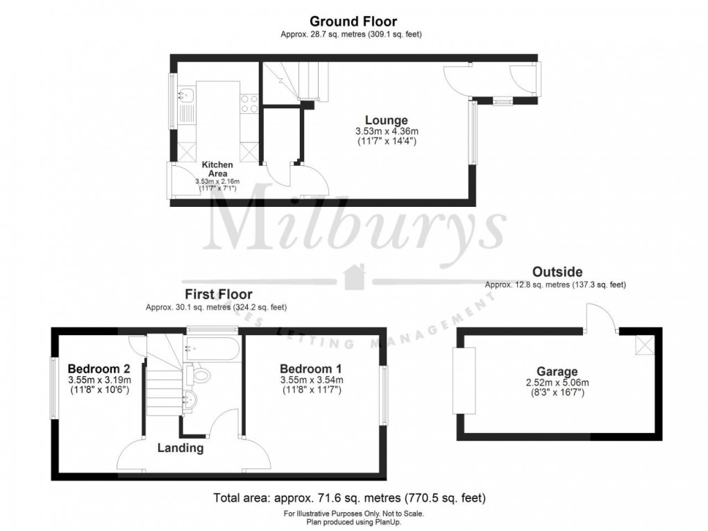 Floorplan for Bradley Stoke, South Gloucestershire, Bristol