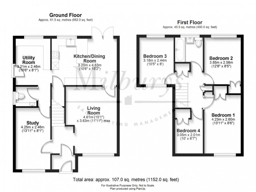 Floorplan for Wotton-Under-Edge, Gloucestershire