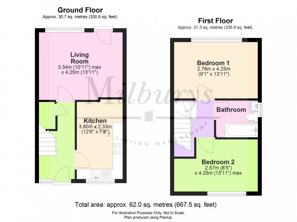 Floorplan for Wotton under Edge, Gloucestershire