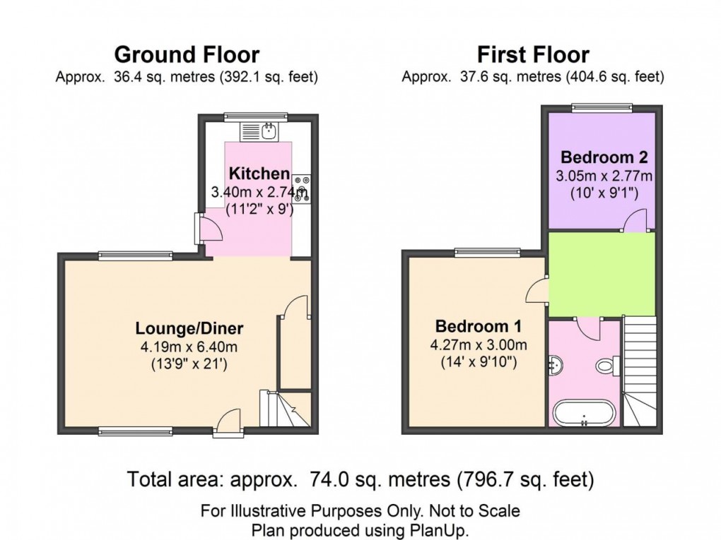 Floorplan for Petty France, Badminton, Gloucestershire