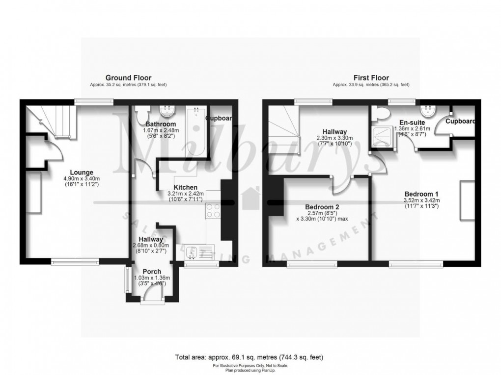 Floorplan for Baden Hill, Tytherington, Wotton-under-Edge, Gloucestershire