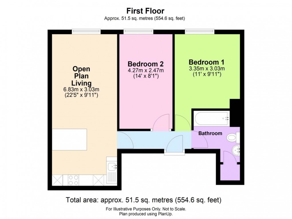 Floorplan for High Street, Wotton-under-Edge, Gloucestershire