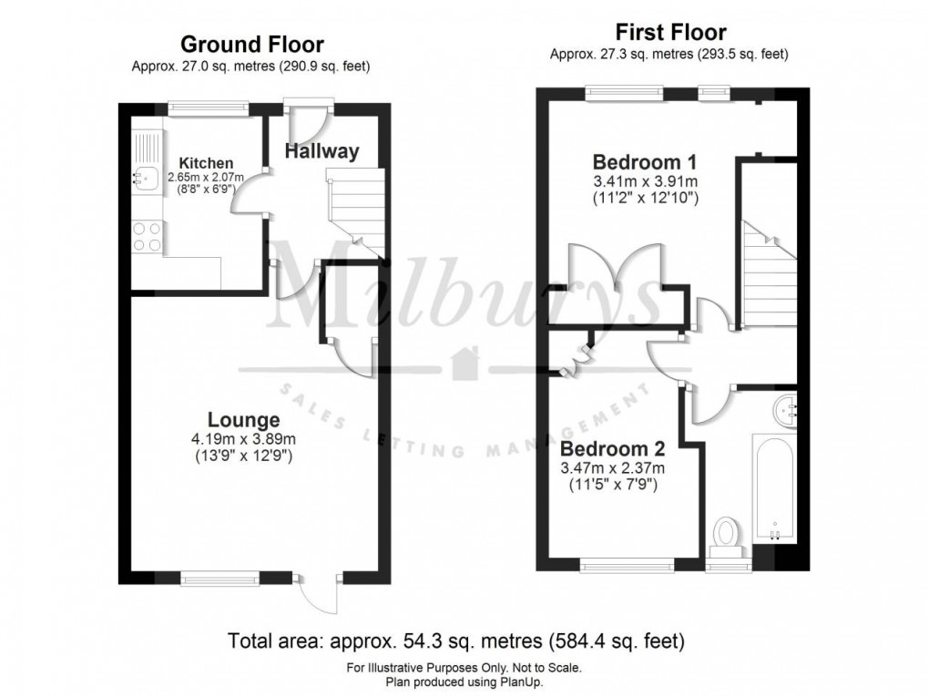 Floorplan for Bradley Stoke, South Gloucestershire