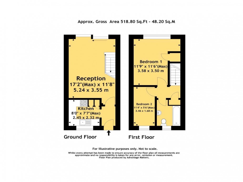 Floorplan for Berkeley, Gloucestershire