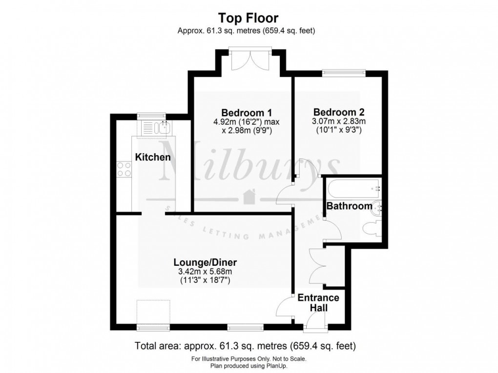 Floorplan for Little Stoke, South Gloucestershire