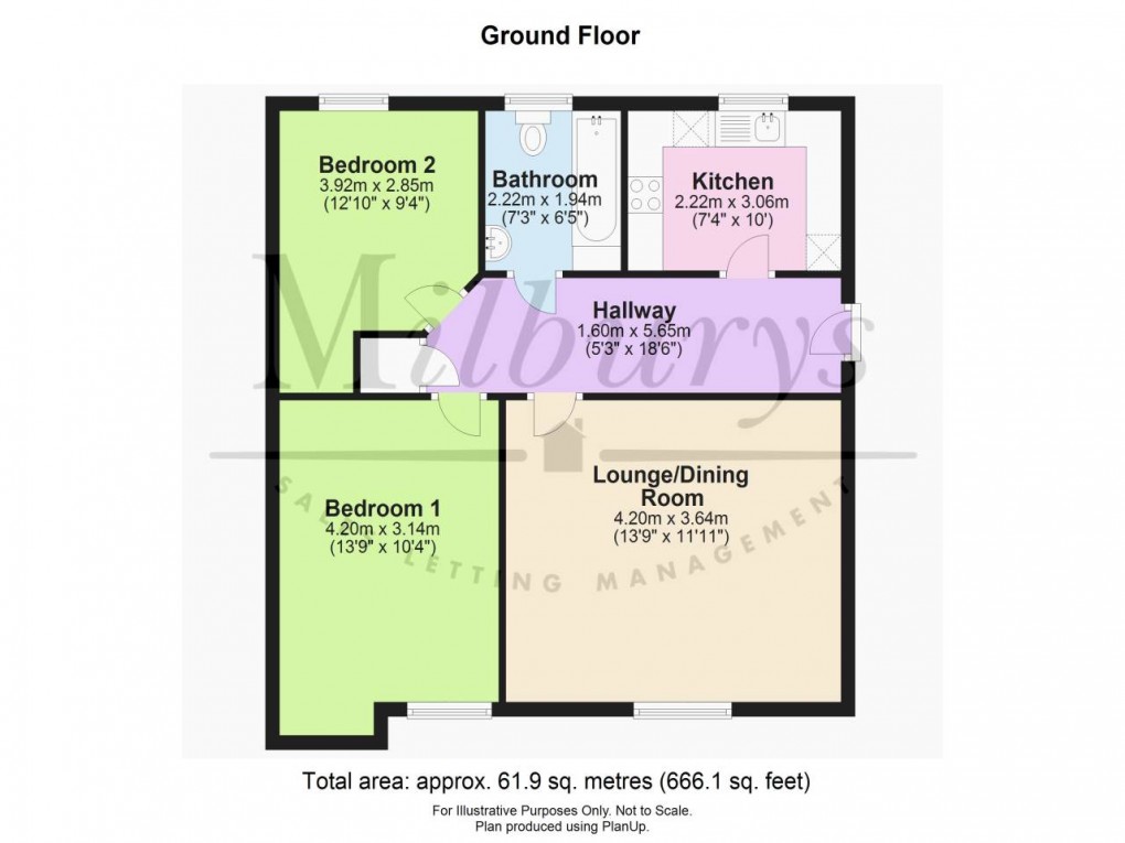 Floorplan for Thornbury, South Gloucestershire