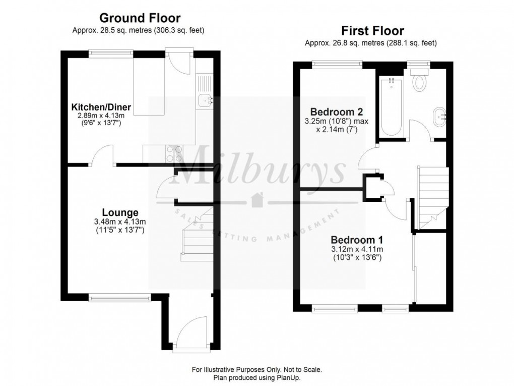 Floorplan for Bradley Stoke, South Gloucestershire