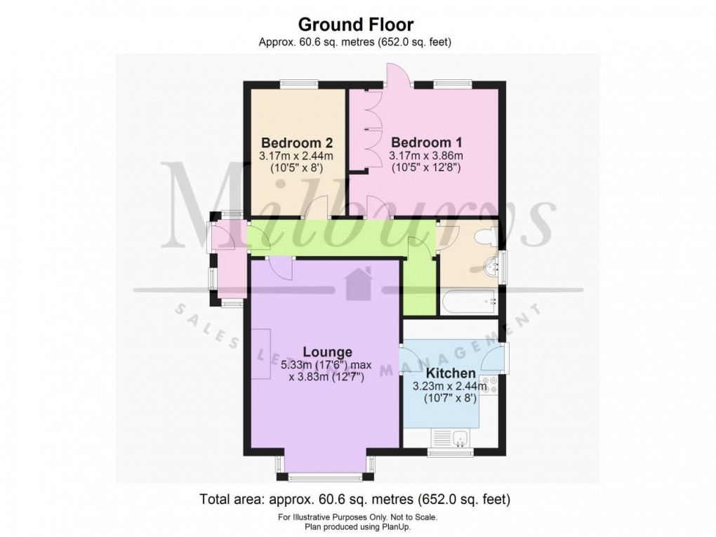 Floorplan for Wotton-under-Edge, Gloucestershire