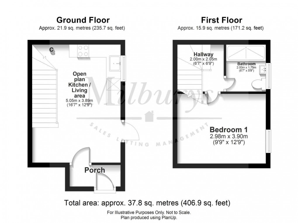 Floorplan for Thornbury, South Gloucestershire