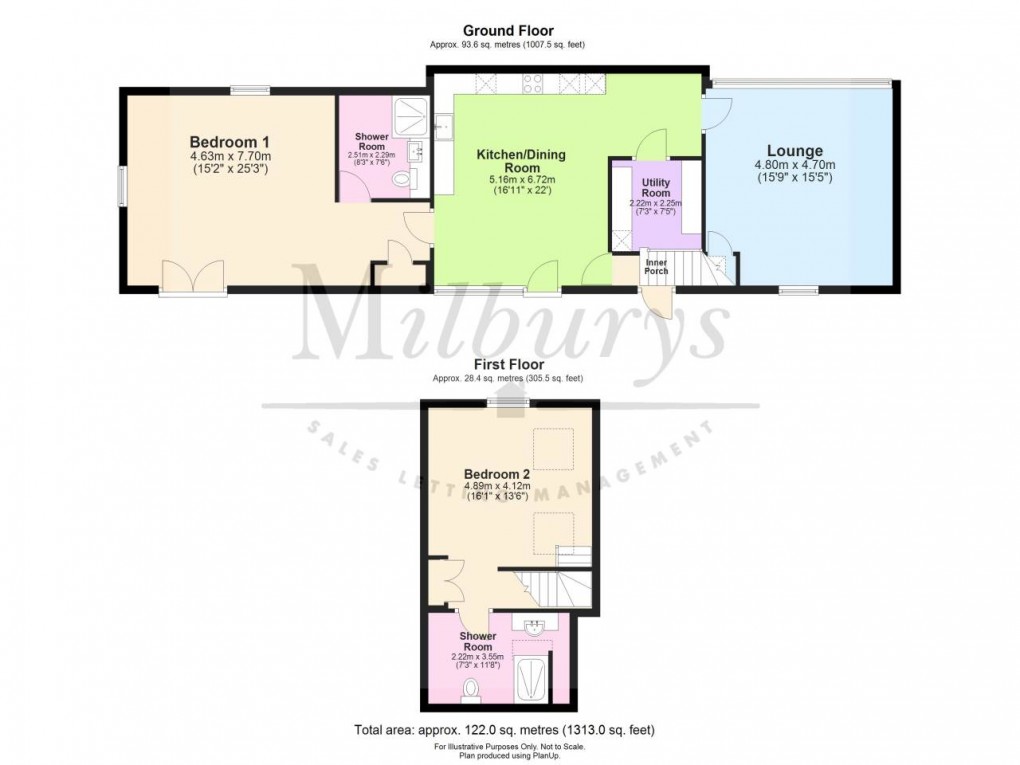 Floorplan for Itchington, South Gloucestershire