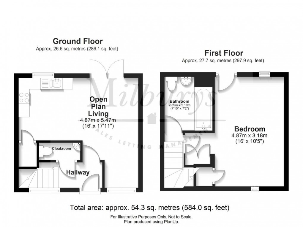 Floorplan for Frocester, Stonehouse, Gloucestershire