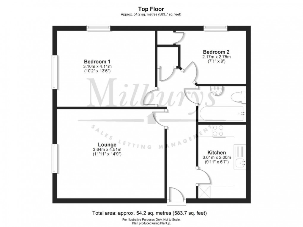 Floorplan for Thornbury, South Gloucestershire