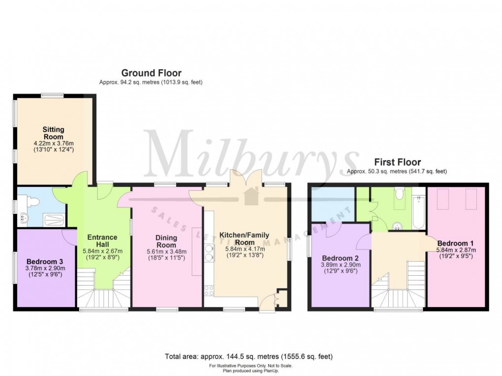 Floorplan for Yate, South Gloucestershire